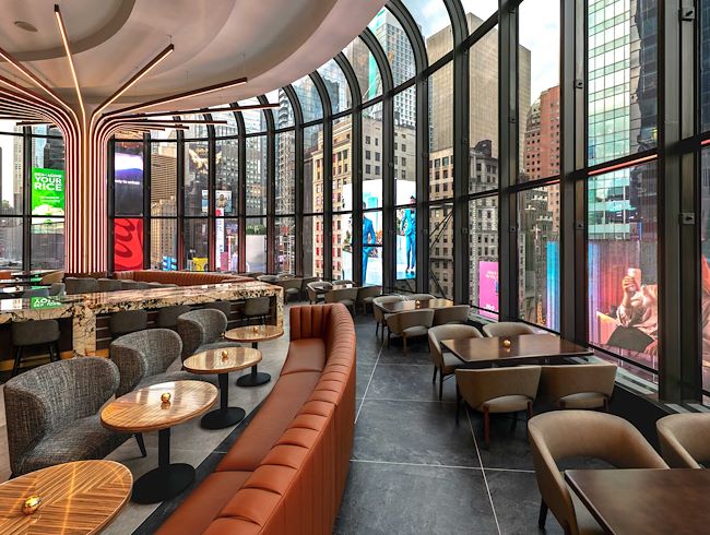Lounge In Times Square New York Marriott Marquis